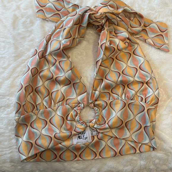 Princess Polly Tops - Princess Polly Retro Halter Top